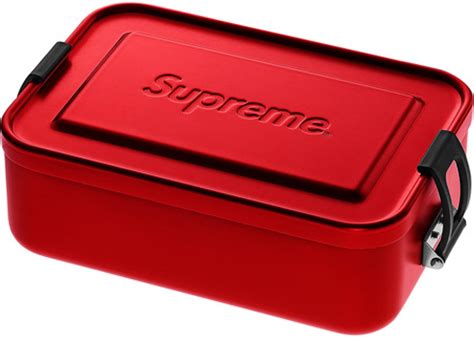 supreme sigg small metal box|Supreme SIGG Small Metal Box Plus Red .